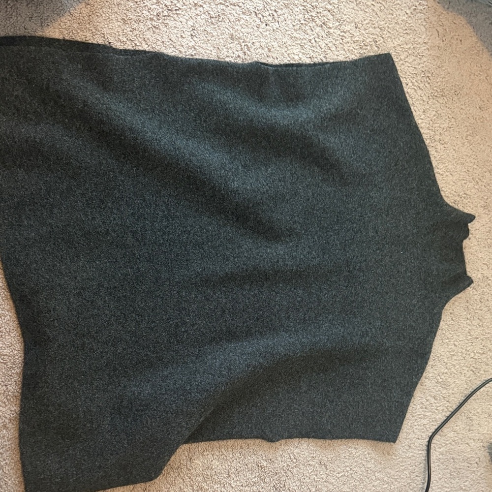 Zara Dark Gray Sweater Poncho